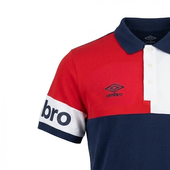 POLOS UMBRO ORIGINAL HOMME BLEU COTON 4