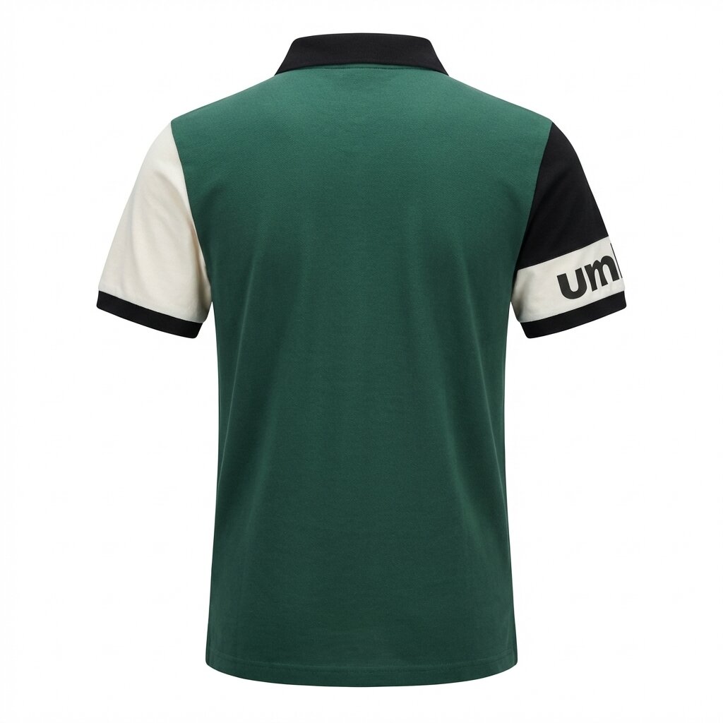POLOS UMBRO ORIGINAL HOMME VERT COTON