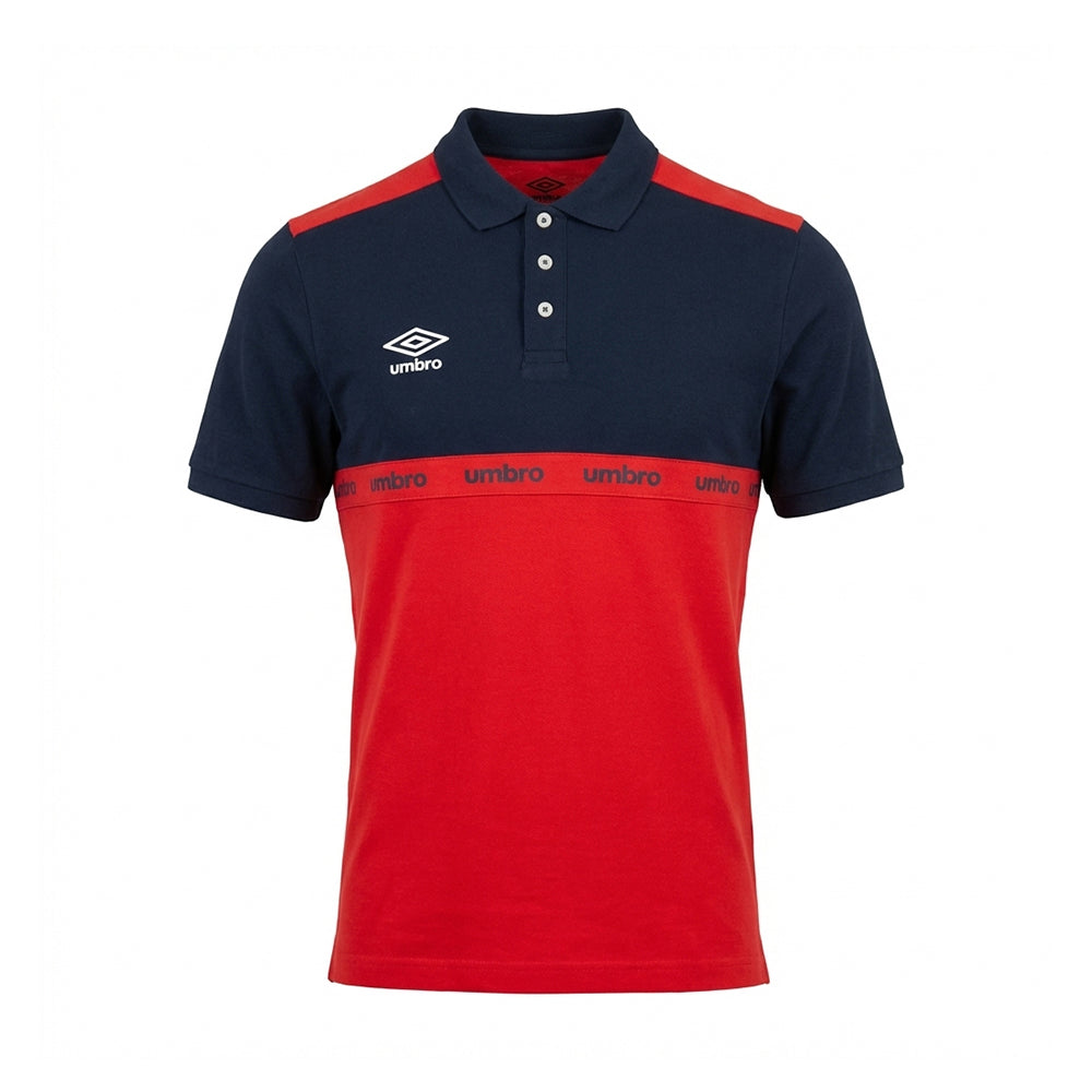 POLOS UMBRO ORIGINAL HOMME ROUGE COTON 2