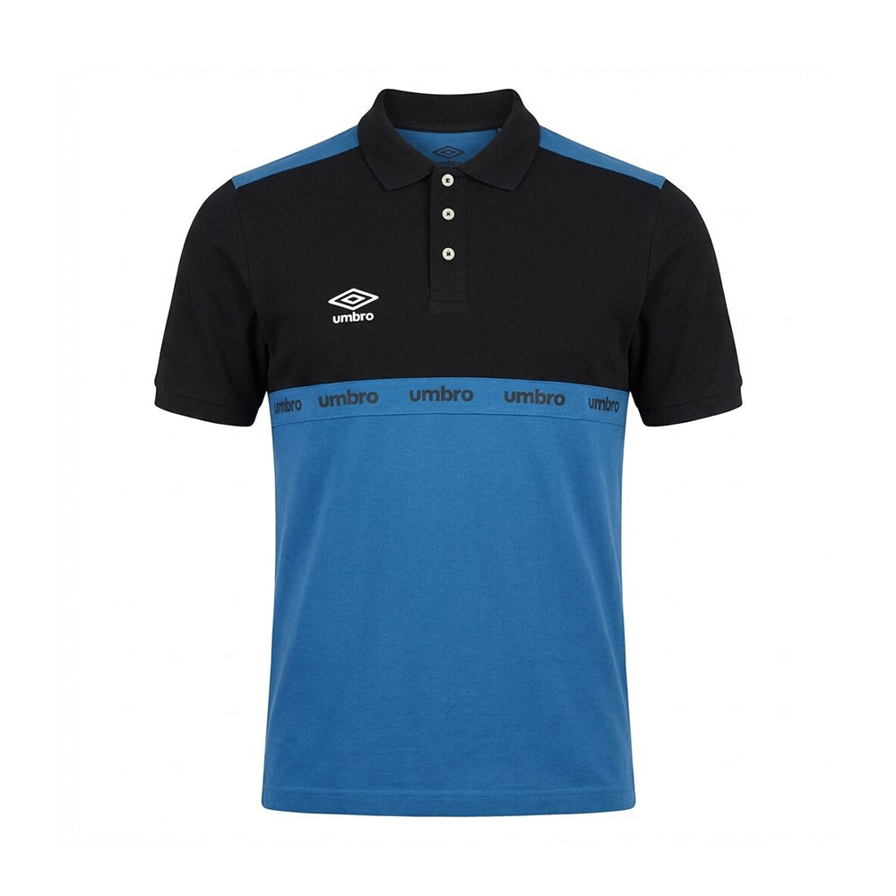 POLOS UMBRO ORIGINAL HOMME BLEU COTON 2
