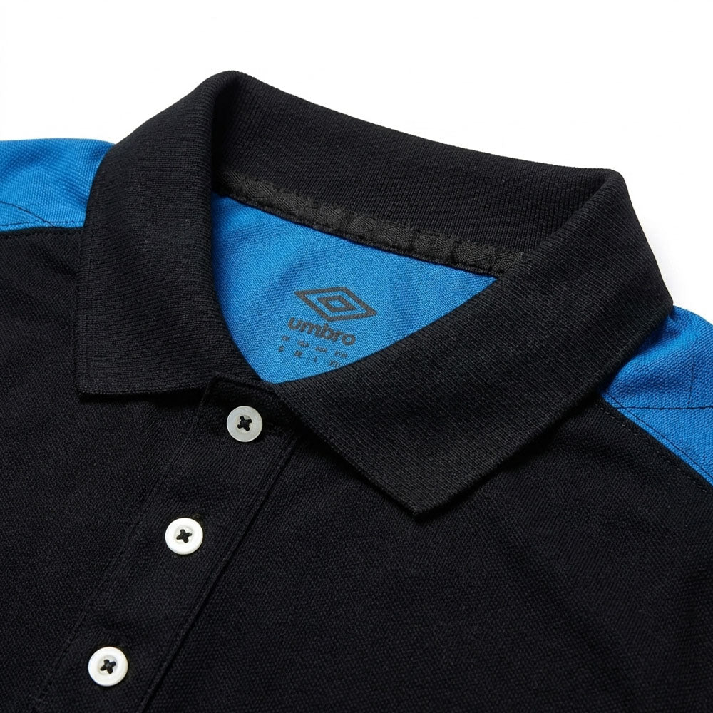 POLOS UMBRO ORIGINAL HOMME BLEU COTON 2