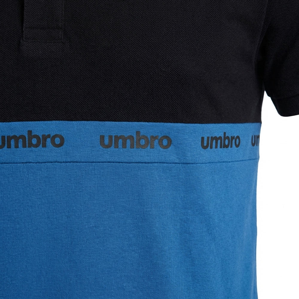 POLOS UMBRO ORIGINAL HOMME BLEU COTON 2
