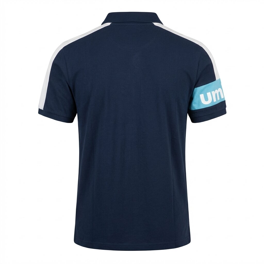POLOS UMBRO ORIGINAL HOMME BLEU COTON 1