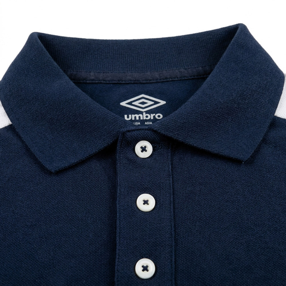 POLOS UMBRO ORIGINAL HOMME BLEU COTON 1