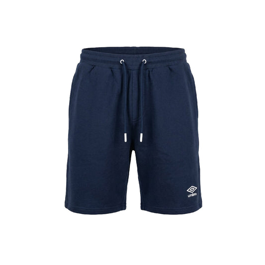 SHORT UMBRO COTON BLEU | LOGO BLANC