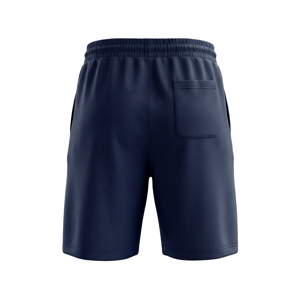 SHORT UMBRO COTON BLEU | LOGO BLANC
