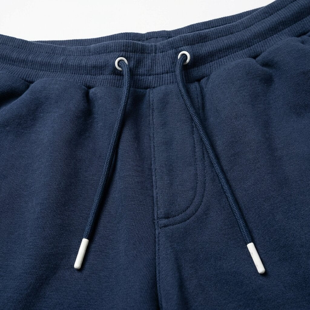 SHORT UMBRO COTON BLEU | LOGO BLANC