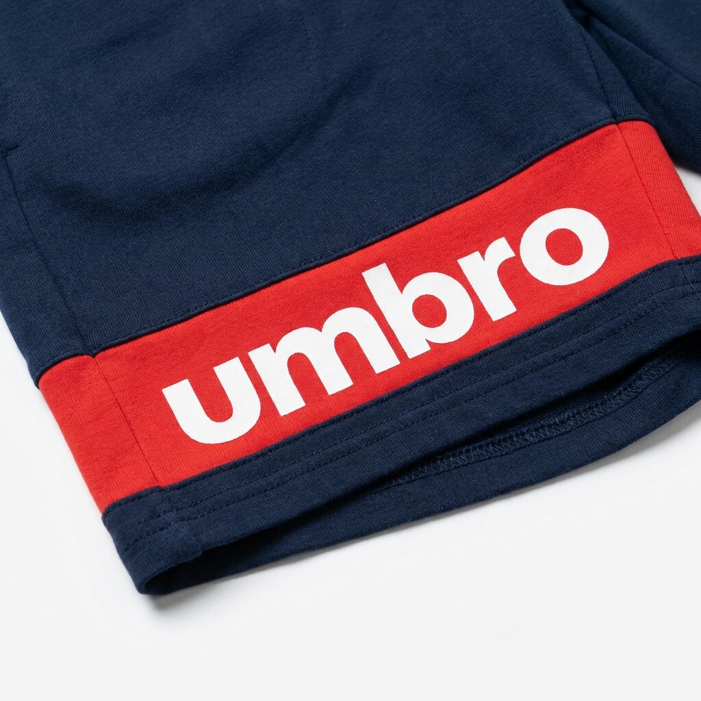 SHORT UMBRO COTON BLEU | ROUGE
