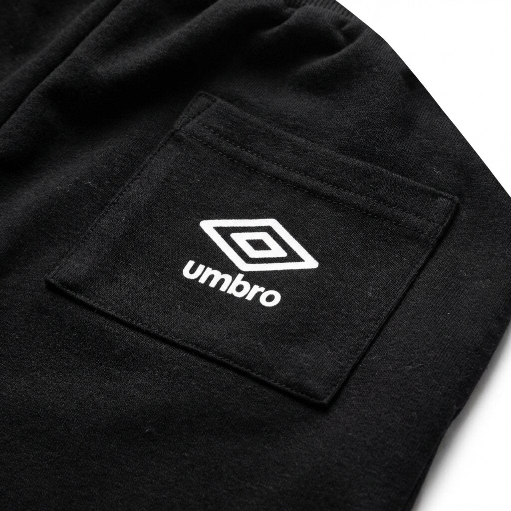 SHORT UMBRO COTON NOIR | VERT