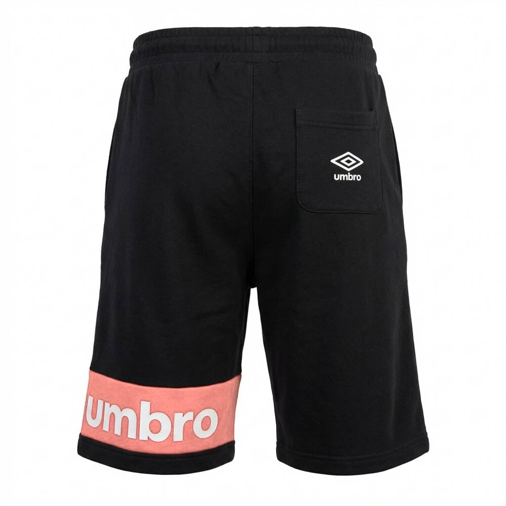 SHORT UMBRO COTON SAUMON | NOIR
