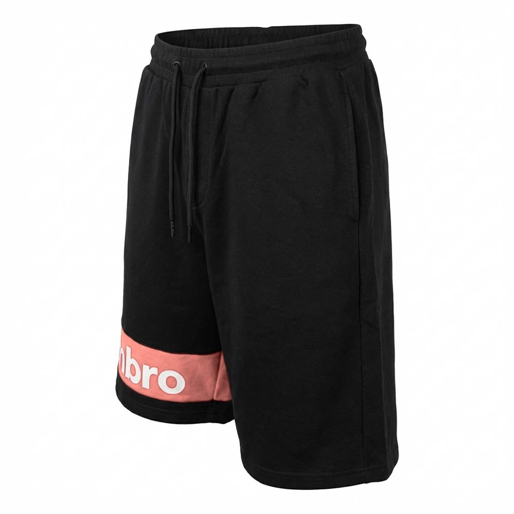 SHORT UMBRO COTON SAUMON | NOIR