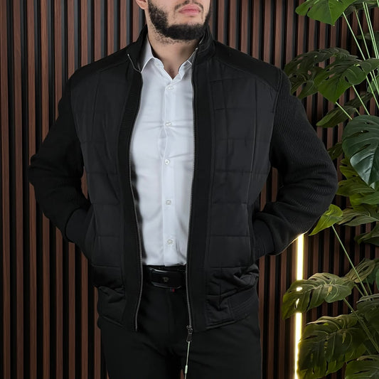 Veste Deux Tons New DL Noir