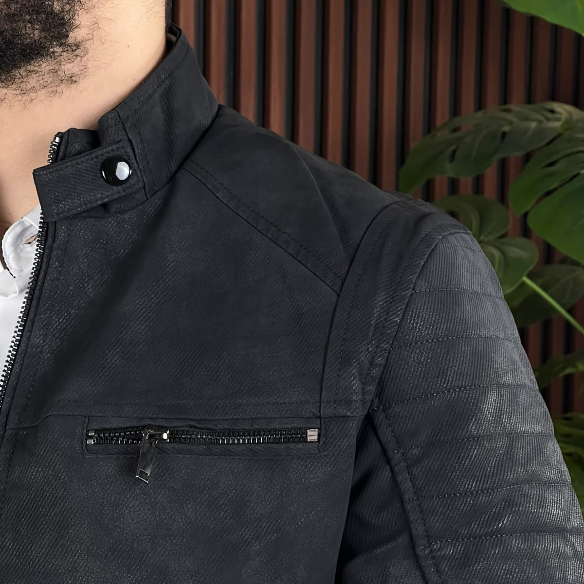 Vest simili-cuir Maikeweili
