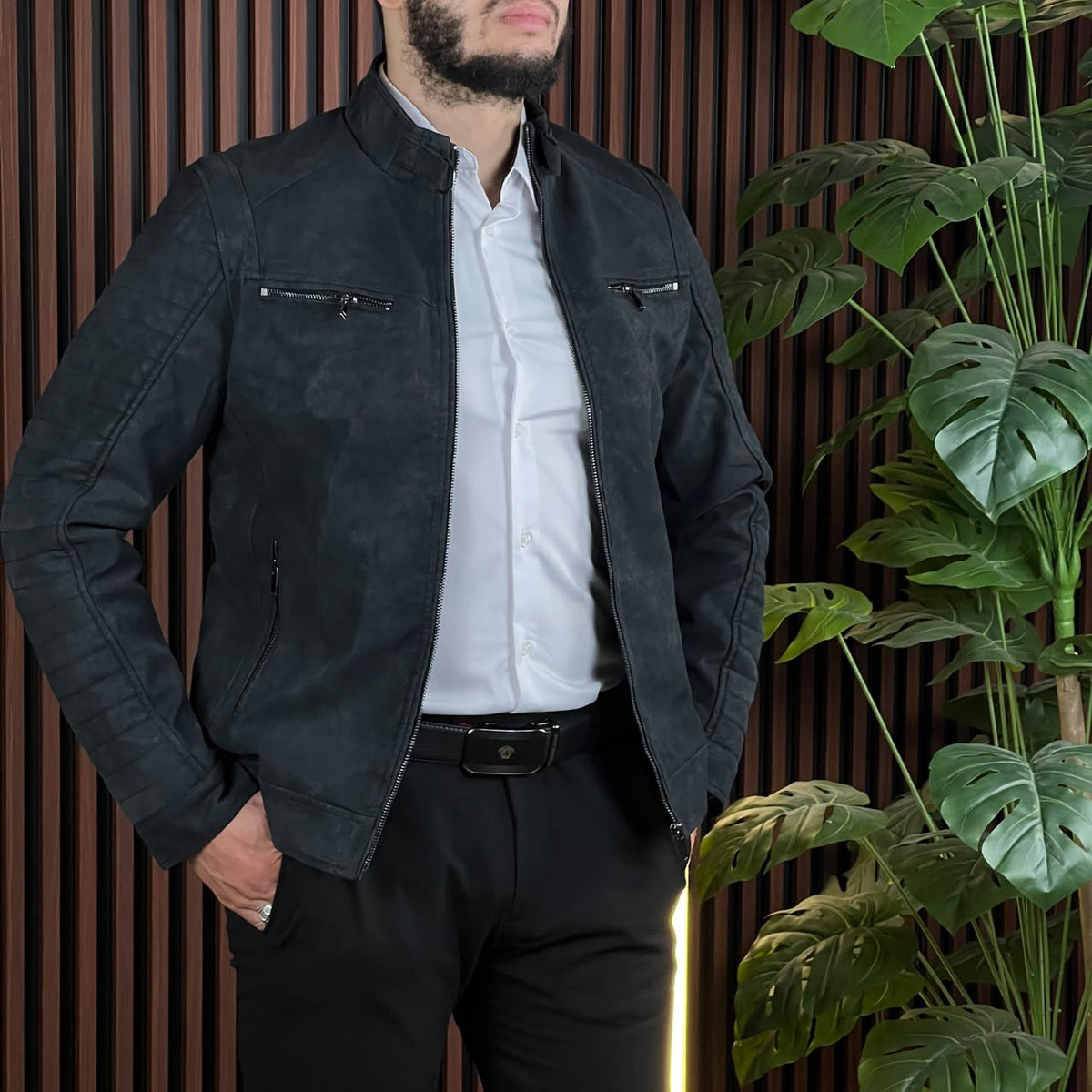 Vest simili-cuir Maikeweili