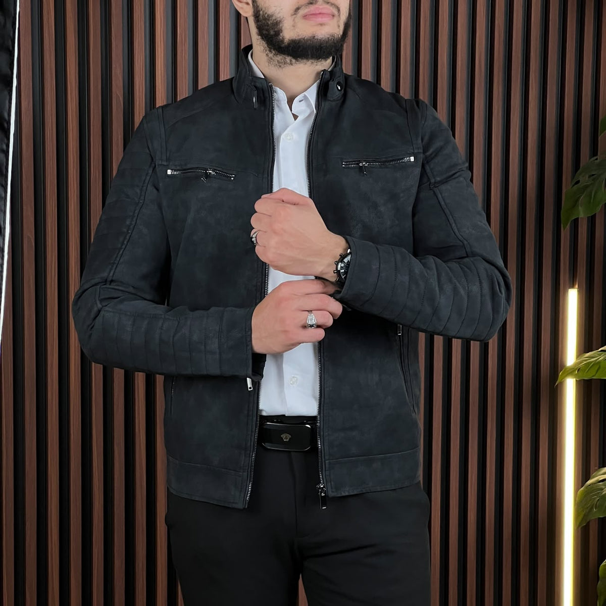 Vest simili-cuir Maikeweili