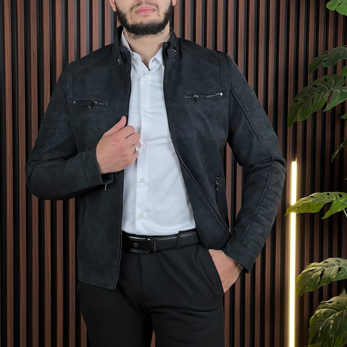 Vest simili-cuir Maikeweili