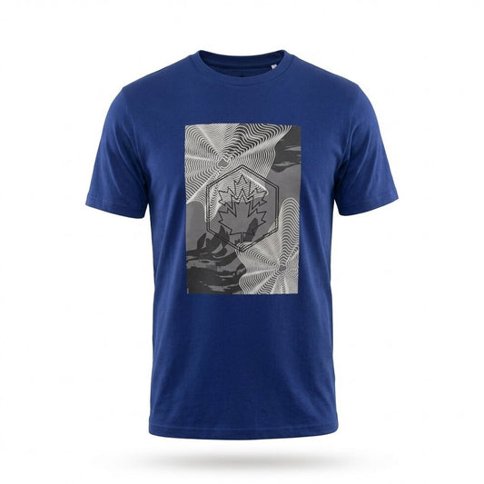 LUMBERJACK TEE BIG NATURE LOGO NAVY