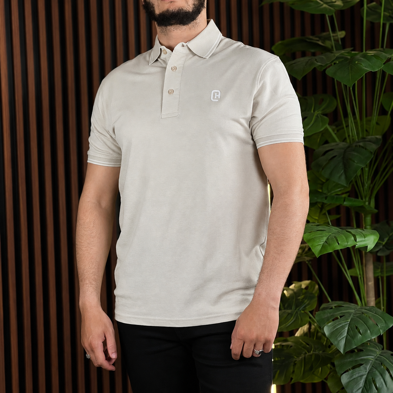 CROSSHATCH Mens Preece Polo Shirt